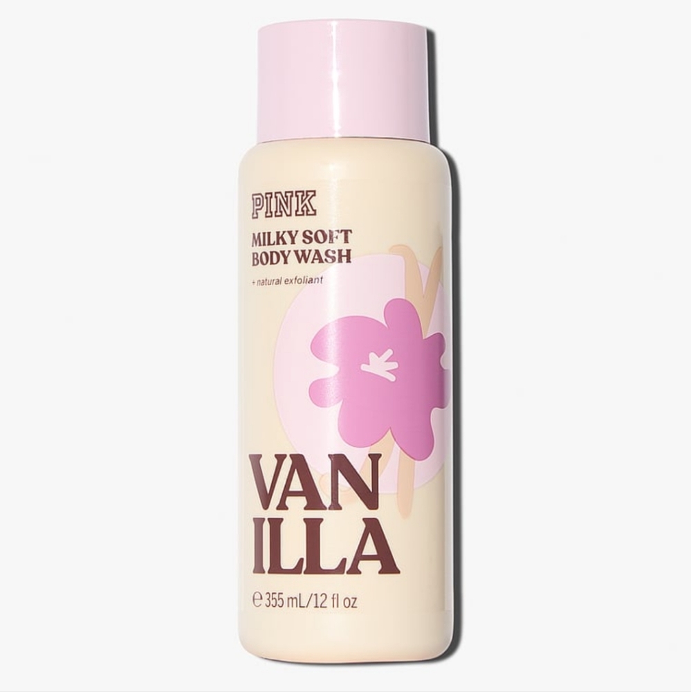 PINK Victoria's Secret Vanilla ✨ Milky Soft Body Wash 🆕